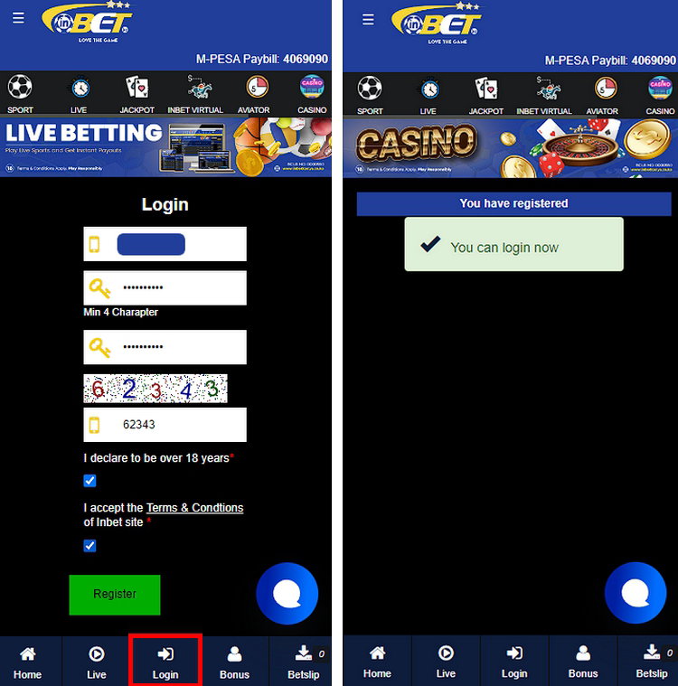 Inbet casino
