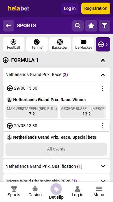 Best F1 Betting Sites