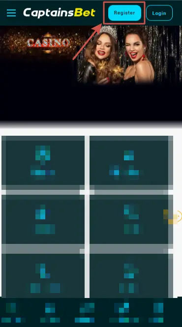 CaptainsBet Registration