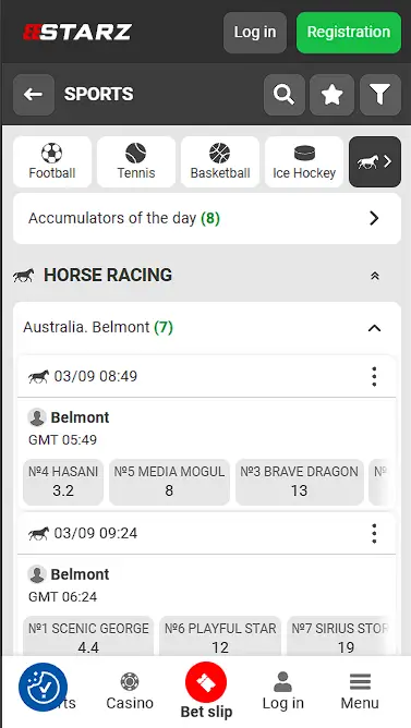 Horse Race Betting Platform