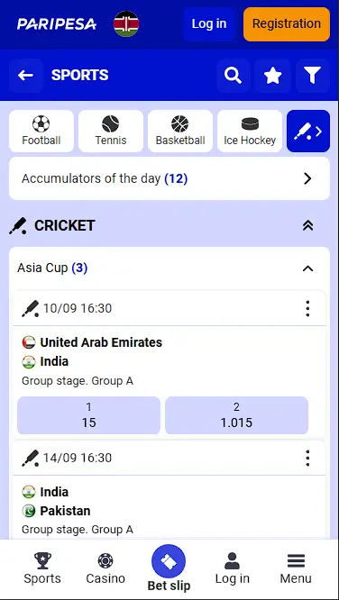 best sites for cricket