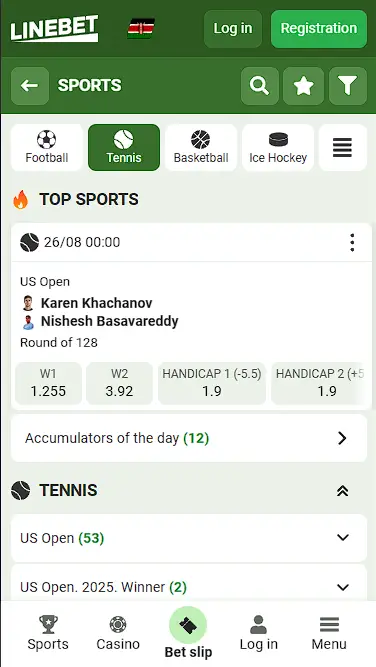 top tennis betting