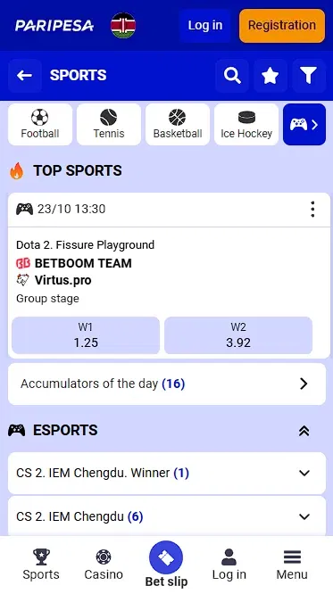 Paripesa Esports Site 2025