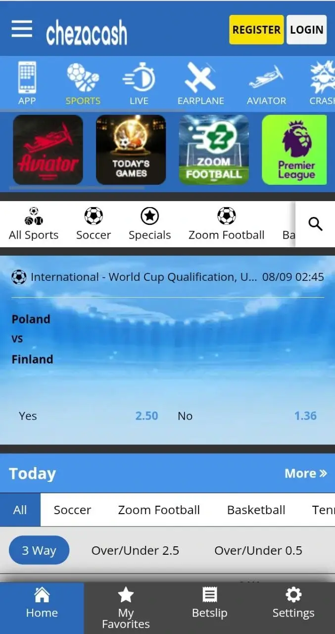 Sports Betting at Chazcash