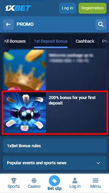 Registration Bonus
