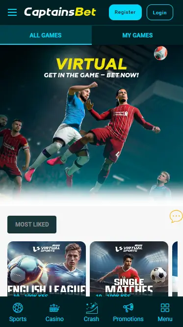 CaptainsBet Virtual Sports & Esports