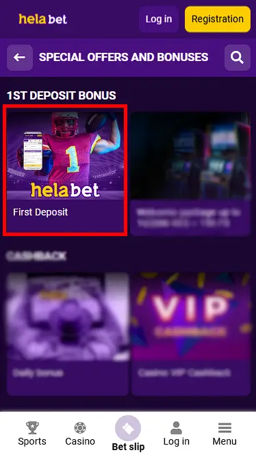 Helabet Welcome Bonus