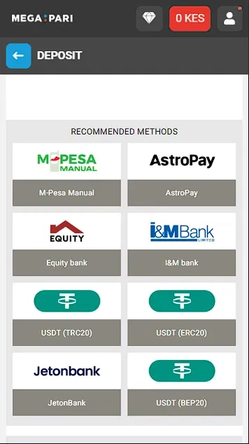 Megapari Payment Method