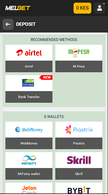 Melbet Payment Method