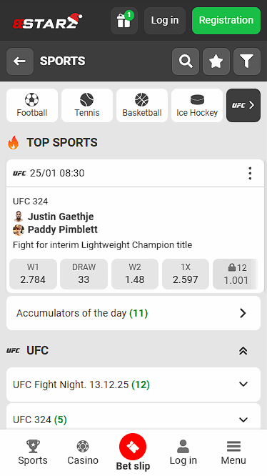 UFC Sports Betting Sites in Kenya