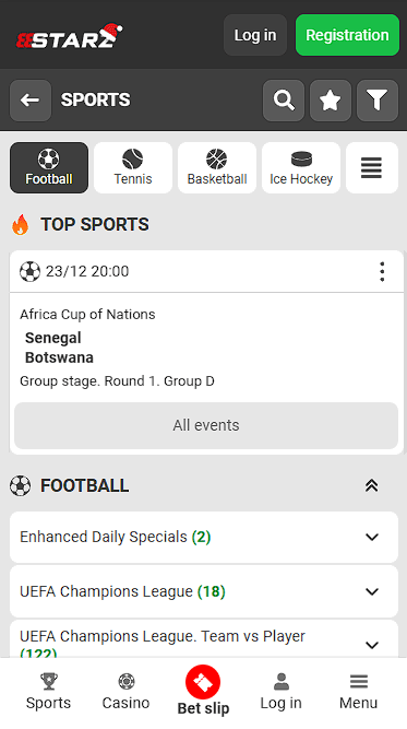 888starz Football Betting