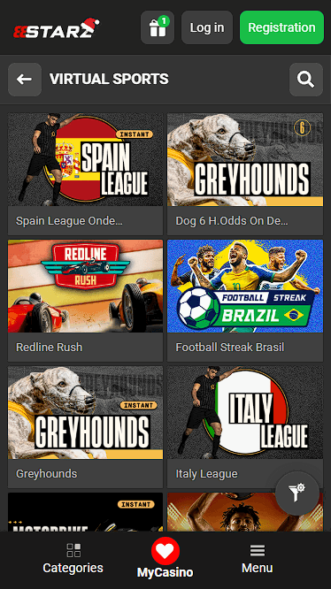 888Starz Virtual Games