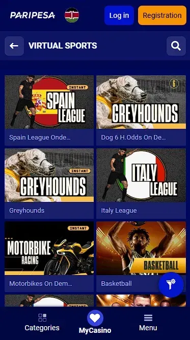 Paripesa World of Virtual Betting