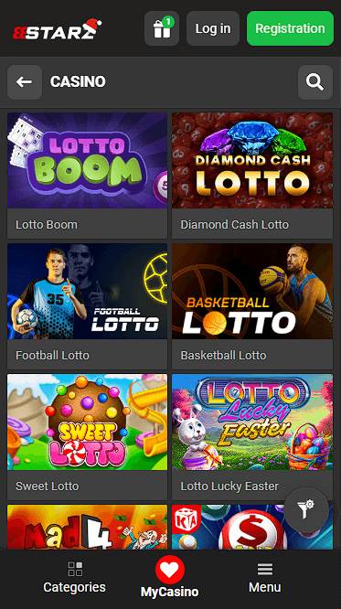 888starz Lottery Games