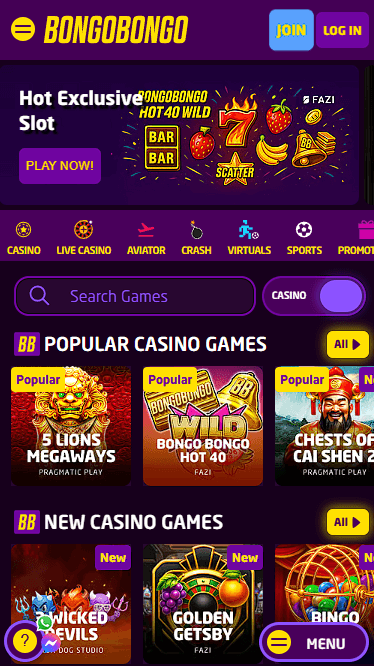 BongoBongo Casino Kenya