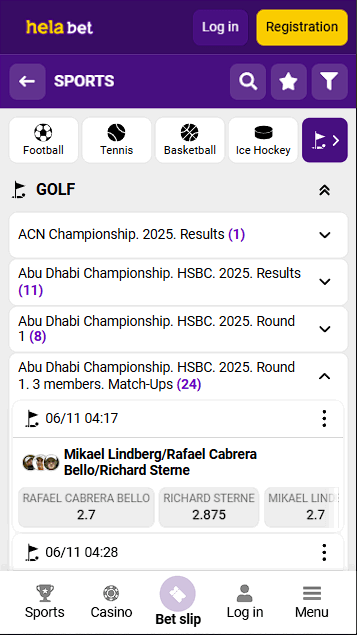 Helabet Live Betting