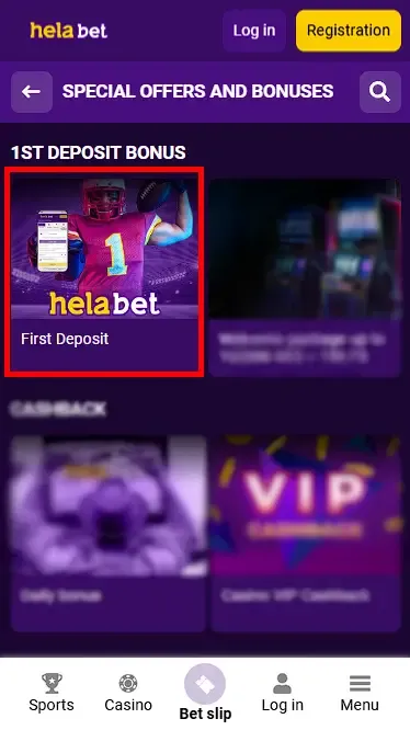 Helabet Welcome Bonus