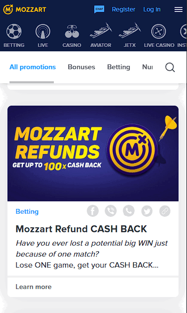 MozzartBet Bonuses and Promotions