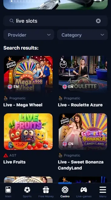 Play Live Slots With Best Bookmakers