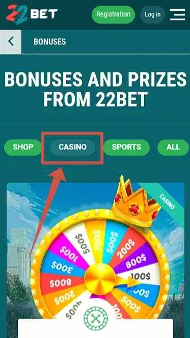 Can I play roulette games on 22bet Kenya?