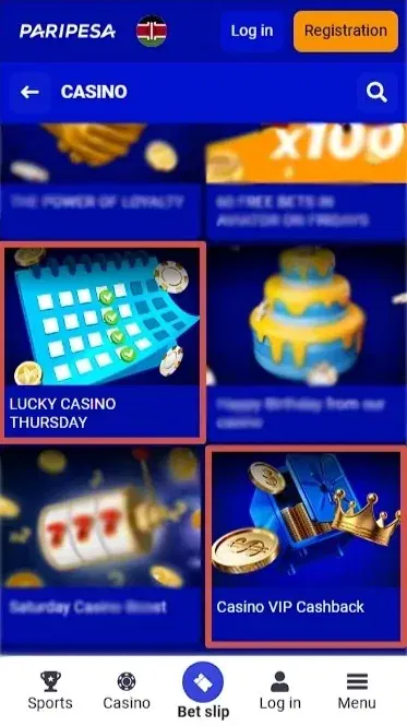 What are the Paripesa Casino Bonuses?