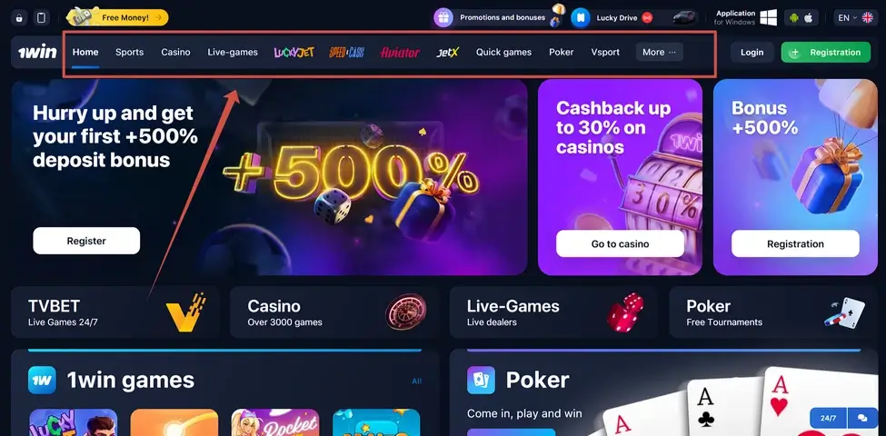 1win Kenya Official Website