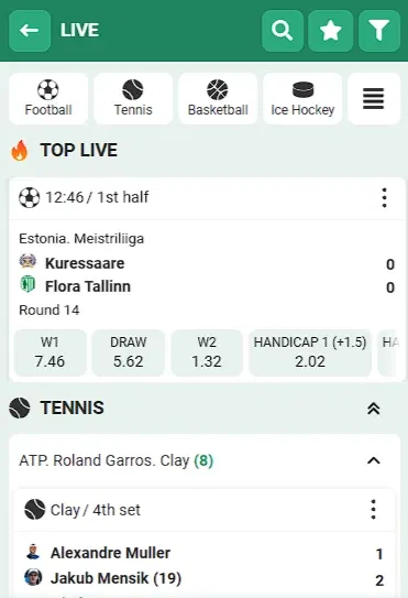 Betwinner Live