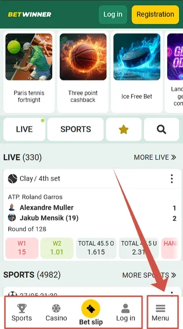 Betwinner Mobile Version