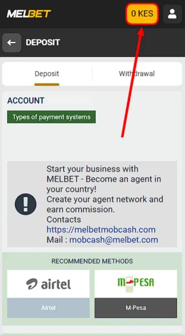 Melbet Deposit