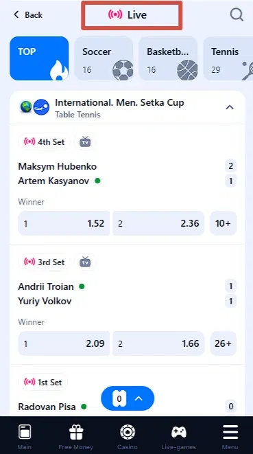 Can I bet on live events on 1win?