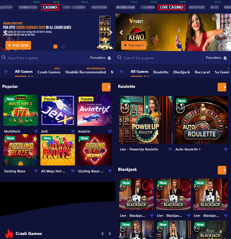 shabiki.com games