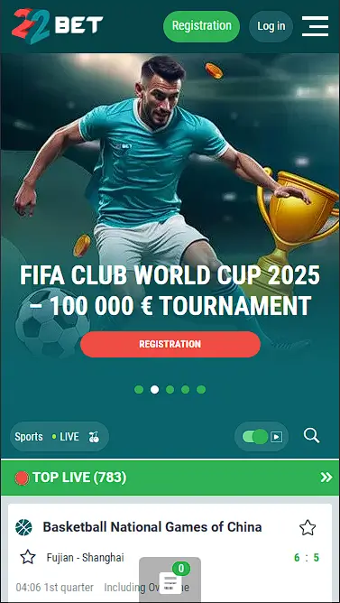 22bet website