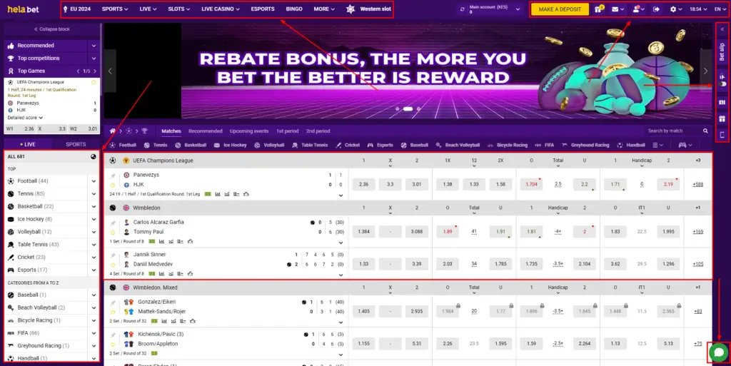 helabet desktop version
