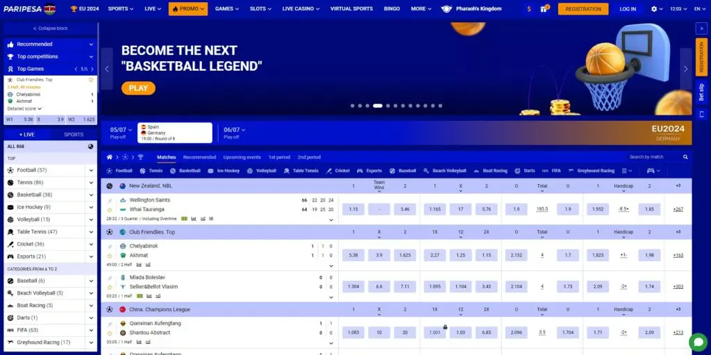 Paripesa website kenya 