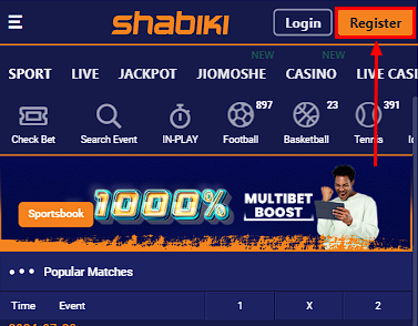 shabiki.com registration