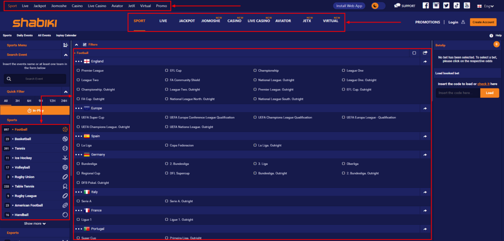 Shabiki website