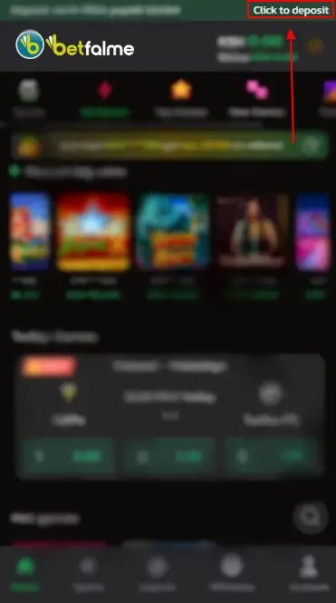 Betfalme Deposit Button