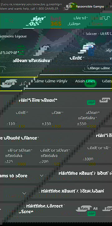 bet365 sports page