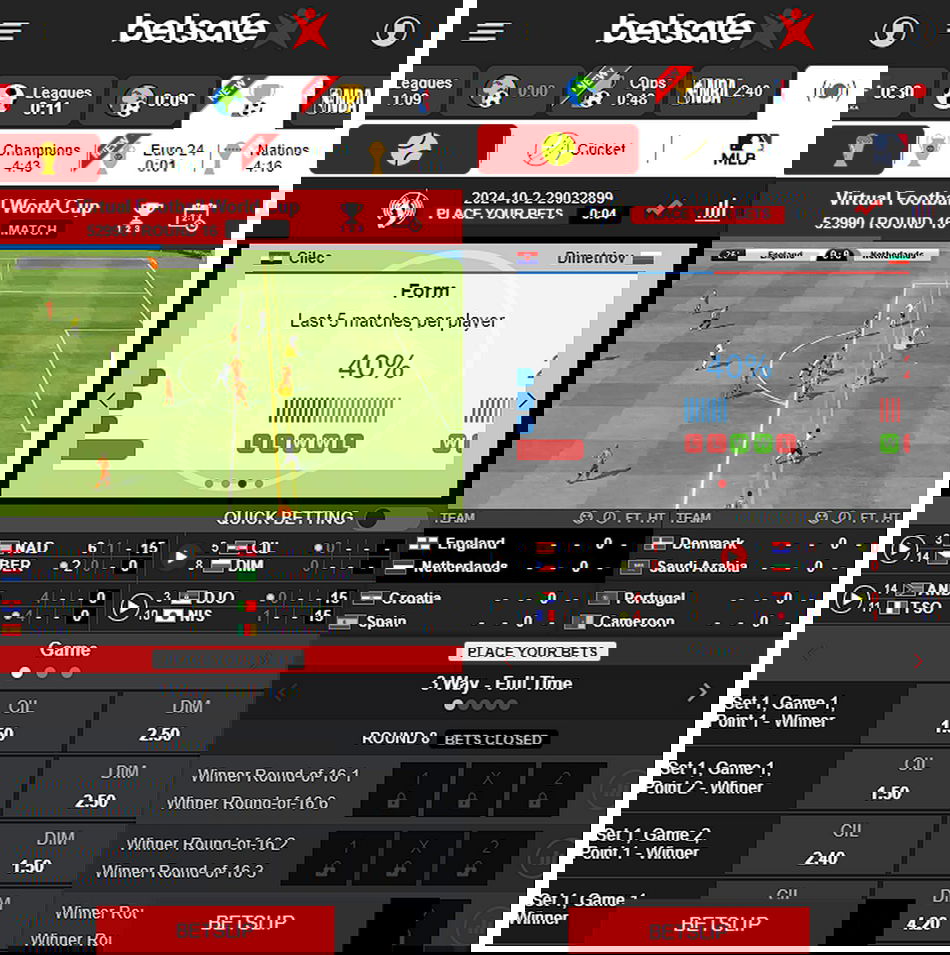 Betsafe virtual sports