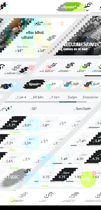 Bet at home mobile version