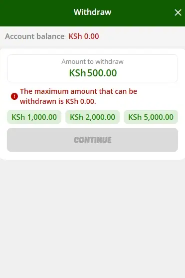 Withdrawal Of Funds Process