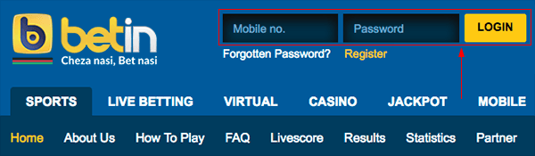 Betin login