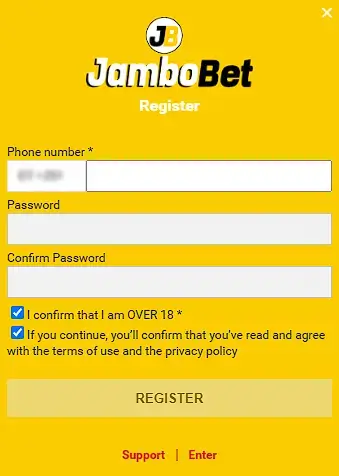 Jambobet Registration