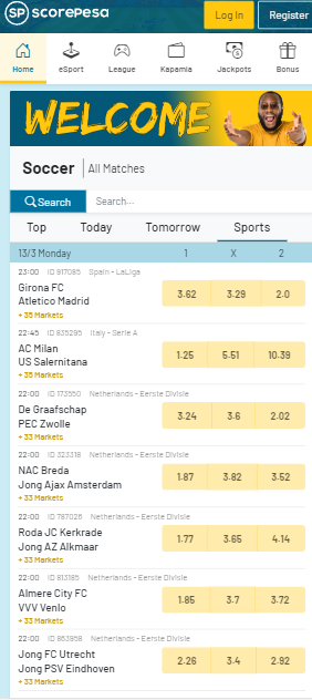 Scorepesa App download