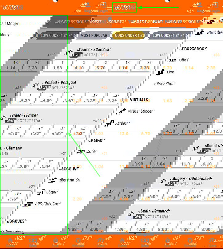fortebet Mobile version