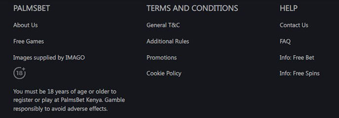 Palms Bet customer support