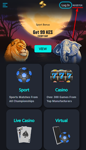 Palms Bet registration