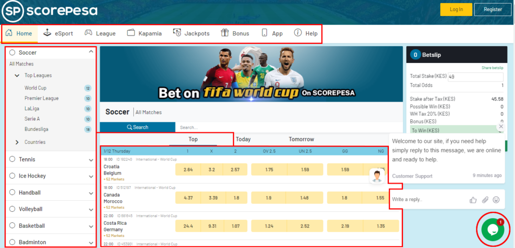 Scorepesa review today