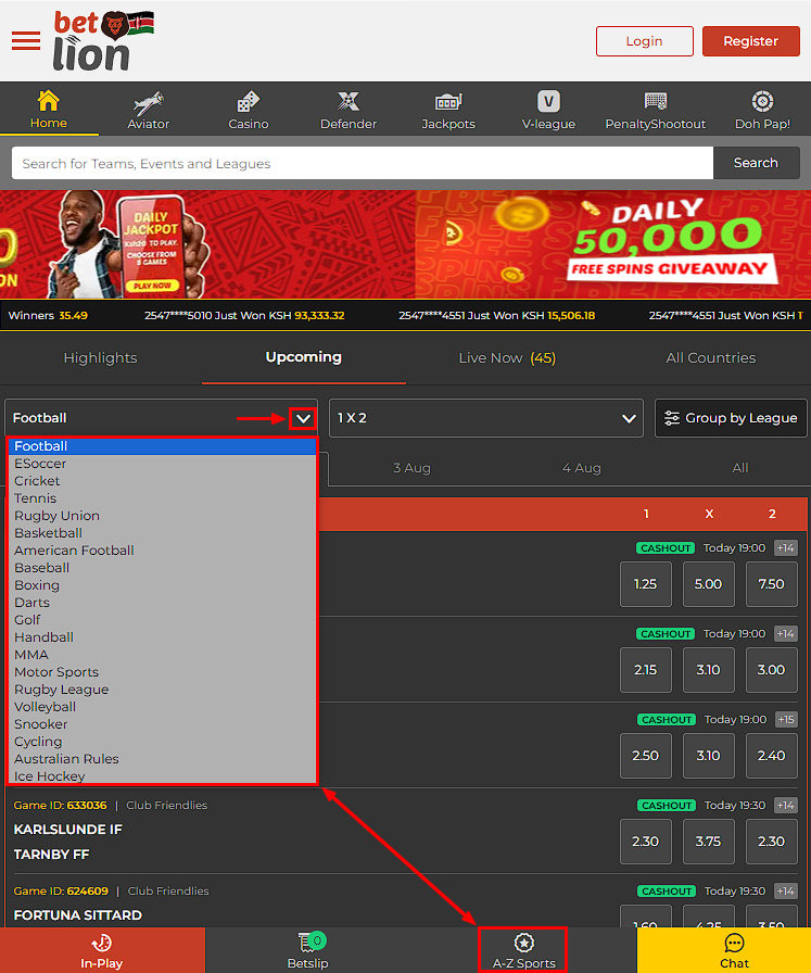 betlion sports market