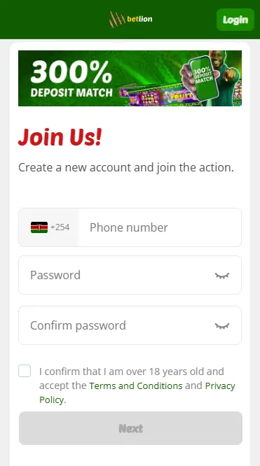 888bet Registration Form